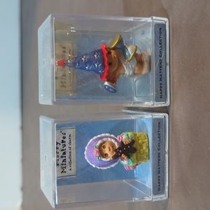 2000 Hallmark Happy Hatters collection Tiny Topper Bonnie Bonnet Merry Miniature